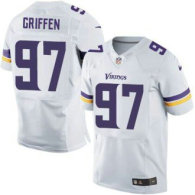 Nike Minnesota Vikings -97 Everson Griffen White Stitched NFL Elite Jersey