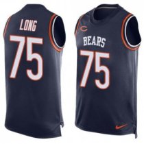 Nike Bears -75 Kyle Long Navy Blue Team Color Stitched NFL Limited Tank Top Jersey Nike Bears -75 Kyle Long Navy Blue Team Color Stitched NFL Limited Tank Top Jersey