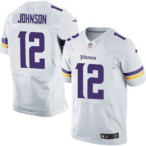 Nike Minnesota Vikings -12 Charles Johnson White Stitched NFL Elite Jersey Nike Minnesota Vikings -12 Charles Johnson White Stitched NFL Elite Jersey