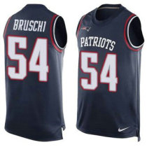 Nike New England Patriots -54 Tedy Bruschi Navy Blue Team Color Stitched NFL Limited Tank Top Jersey Nike New England Patriots -54 Tedy Bruschi Navy Blue Team Color Stitched NFL Limited Tank Top Jersey