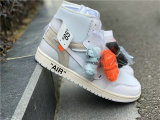 Authentic Off White x Air Jordan 1 White GS