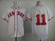 Boston Red Sox #11 Clay Buchholz White 1936 Turn Back The Clock Stitched MLB Jersey