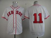 Boston Red Sox #11 Clay Buchholz White 1936 Turn Back The Clock Stitched MLB Jersey Boston Red Sox #11 Clay Buchholz White 1936 Turn Back The Clock Stitched MLB Jersey