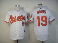 Baltimore Orioles #19 Chris Davis White Cool Base Stitched MLB Jersey