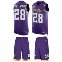 Vikings #28 Adrian Peterson Purple Team Color Stitched NFL Limited Tank Top Suit Jersey Vikings #28 Adrian Peterson Purple Team Color Stitched NFL Limited Tank Top Suit Jersey