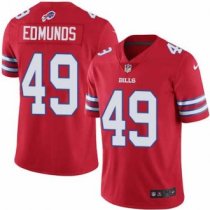 Nike Bills -49 Tremaine Edmunds Red Stitched NFL Limited Rush Jersey Nike Bills -49 Tremaine Edmunds Red Stitched NFL Limited Rush Jersey