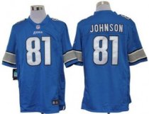 Nike Lions -81 Calvin Johnson Blue Team Color Stitched NFL Limited Jersey Nike Lions -81 Calvin Johnson Blue Team Color Stitched NFL Limited Jersey