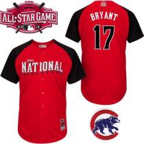 Chicago Cubs -17 Kris Bryant Red 2015 All-Star National League Stitched MLB Jersey Chicago Cubs -17 Kris Bryant Red 2015 All-Star National League Stitched MLB Jersey