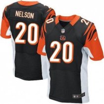 Nike Cincinnati Bengals -20 Reggie Nelson Black Team Color Stitched NFL Elite Jersey Nike Cincinnati Bengals -20 Reggie Nelson Black Team Color Stitched NFL Elite Jersey
