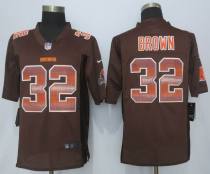 2015 New Nike Cleveland Browns -32 Jim Brown Brown Strobe Limited Jersey 2015 New Nike Cleveland Browns -32 Jim Brown Brown Strobe Limited Jersey