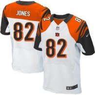 Nike Cincinnati Bengals -82 Marvin Jones White NFL Elite Jersey