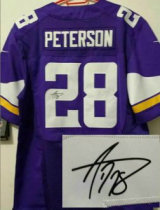 2013 New Minnesota Vikings -28 Adrian Peterson Purple Jerseys(Signed Elite) 2013 New Minnesota Vikings -28 Adrian Peterson Purple Jerseys(Signed Elite)