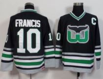 Hartford Whalers -10 Ron Francis Black CCM Throwback Stitched NHL Jersey Hartford Whalers -10 Ron Francis Black CCM Throwback Stitched NHL Jersey