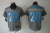 Nike Lions -20 Barry Sanders Grey Shadow Stitched NFL Elite Jersey Nike Lions -20 Barry Sanders Grey Shadow Stitched NFL Elite Jersey