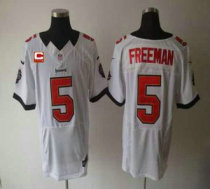 Nike Buccaneers -5 Josh Freeman White With C Patch Stitched NFL Elite Jersey Nike Buccaneers -5 Josh Freeman White With C Patch Stitched NFL Elite Jersey