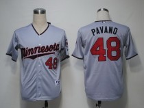 Minnesota Twins -48 Carl Pavano Grey Cool Base Stitched MLB Jersey Minnesota Twins -48 Carl Pavano Grey Cool Base Stitched MLB Jersey