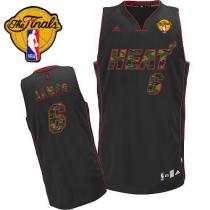 Miami Heat -6 LeBron James Black Camo Fashion Finals Patch Stitched NBA Jersey Miami Heat -6 LeBron James Black Camo Fashion Finals Patch Stitched NBA Jersey