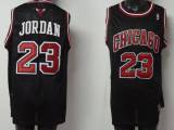 Chicago Bulls -23 Michael Jordan Stitched Black NBA Jersey
