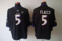 Nike Ravens -5 Joe Flacco Black Alternate With Art Patch Stitched NFL Limited Jersey Nike Ravens -5 Joe Flacco Black Alternate With Art Patch Stitched NFL Limited Jersey