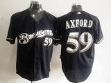 Milwaukee Brewers -59 John Axford Blue Cool Base Stitched MLB Jersey