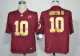 Nike Redskins -10 Robert Griffin III Burgundy Red Gold No Alternate With 80TH Patch Stitched NFL Gam