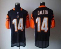 Nike Cincinnati Bengals -14 Andy Dalton Black Team Color Stitched NFL Elite Jersey Nike Cincinnati Bengals -14 Andy Dalton Black Team Color Stitched NFL Elite Jersey