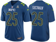 2017 PRO BOWL NFC RICHARD SHERMAN BLUE GAME JERSEY