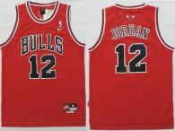 Chicago Bulls -12 Michael Jordan Red Nike Throwback Stitched NBA Jersey