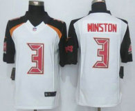 Nike Tampa Bay Buccaneers -3 Jameis Winston White Stitched NFL New Limited Jersey