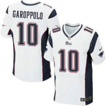 Nike New England Patriots -10 Jimmy Garoppolo White Stitched NFL Elite Jersey Nike New England Patriots -10 Jimmy Garoppolo White Stitched NFL Elite Jersey