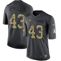 Philadelphia Eagles -43 Darren Sproles Nike Anthracite 2016 Salute to Service Jersey Philadelphia Eagles -43 Darren Sproles Nike Anthracite 2016 Salute to Service Jersey