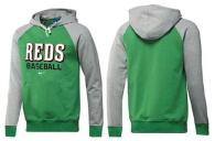Cincinnati Reds Pullover Hoodie Green Grey