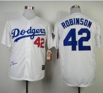 Mitchell And Ness 1955 Los Angeles Dodgers -42 Jackie Robinson White Throwback Stitched MLB Jersey Mitchell And Ness 1955 Los Angeles Dodgers -42 Jackie Robinson White Throwback Stitched MLB Jersey