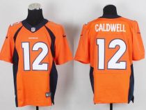 Nike Denver Broncos #12 Andre Caldwell Orange Team Color Men's Stitched NFL New Elite Jersey