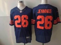 NEW NFL Chicago Bears -26 Tim Jennings Dark Blue Orange Number Jerseys(Elite) NEW NFL Chicago Bears -26 Tim Jennings Dark Blue Orange Number Jerseys(Elite)