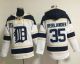Detroit Tigers #35 Justin Verlander White Sawyer Hooded Sweatshirt MLB Hoodie