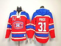 Montreal Canadiens -31 Carey Price Red Sawyer Hooded Sweatshirt Stitched NHL Jersey Montreal Canadiens -31 Carey Price Red Sawyer Hooded Sweatshirt Stitched NHL Jersey