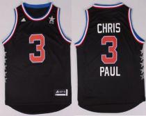Los Angeles Clippers -3 Chris Paul Black 2015 All Star Stitched NBA Jersey Los Angeles Clippers -3 Chris Paul Black 2015 All Star Stitched NBA Jersey