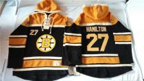 Boston Bruins -27 Dougie Hamilton Black Sawyer Hooded Sweatshirt Stitched NHL Jersey Boston Bruins -27 Dougie Hamilton Black Sawyer Hooded Sweatshirt Stitched NHL Jersey