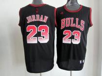 Chicago Bulls -23 Michael Jordan Black Stitched NBA Vibe Jersey Chicago Bulls -23 Michael Jordan Black Stitched NBA Vibe Jersey