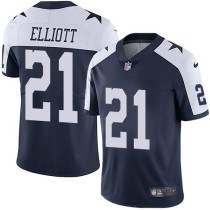Nike Cowboys -21 Ezekiel Elliott Navy Blue Thanksgiving Stitched NFL Vapor Untouchable Limited Throw Nike Cowboys -21 Ezekiel Elliott Navy Blue Thanksgiving Stitched NFL Vapor Untouchable Limited Throw