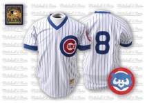 Mitchell and Ness Chicago Cubs -8 Andre Dawson Stitched White Wite Blue Strip Throwback MLB Jersey Mitchell and Ness Chicago Cubs -8 Andre Dawson Stitched White Wite Blue Strip Throwback MLB Jersey
