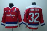 Washington Capitals -32 Hunter Stitched CCM Throwback Red NHL Jersey
