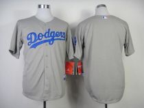 Los Angeles Dodgers Blank Grey w 50th Anniversary Dodger Stadium Patch Stitched MLB Jersey Los Angeles Dodgers Blank Grey w 50th Anniversary Dodger Stadium Patch Stitched MLB Jersey