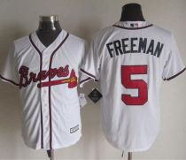 Atlanta Braves #5 Freddie Freeman White New Cool Base Stitched MLB Jersey Atlanta Braves #5 Freddie Freeman White New Cool Base Stitched MLB Jersey
