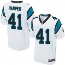 Nike Carolina Panthers -41 Roman Harper White Stitched NFL Elite Jersey Nike Carolina Panthers -41 Roman Harper White Stitched NFL Elite Jersey