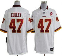 Nike Redskins -47 Chris Cooley White With 80TH Patch Stitched NFL Game Jersey Nike Redskins -47 Chris Cooley White With 80TH Patch Stitched NFL Game Jersey