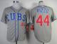 Chicago Cubs -44 Anthony Rizzo Grey Alternate Road Cool Base Stitched MLB Jersey