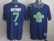 New York Knicks -7 Carmelo Anthony Navy Blue 2014 All Star Stitched NBA Jersey
