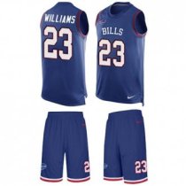 Bills #23 Aaron Williams Royal Blue Team Color Stitched NFL Limited Tank Top Suit Jersey Bills #23 Aaron Williams Royal Blue Team Color Stitched NFL Limited Tank Top Suit Jersey